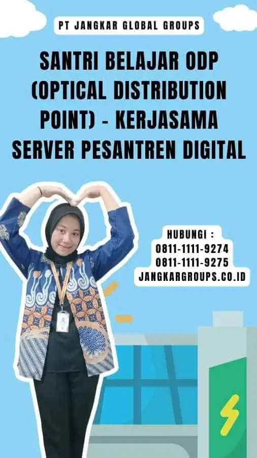 Santri Belajar ODP (Optical Distribution Point) - Kerjasama Server Pesantren Digital