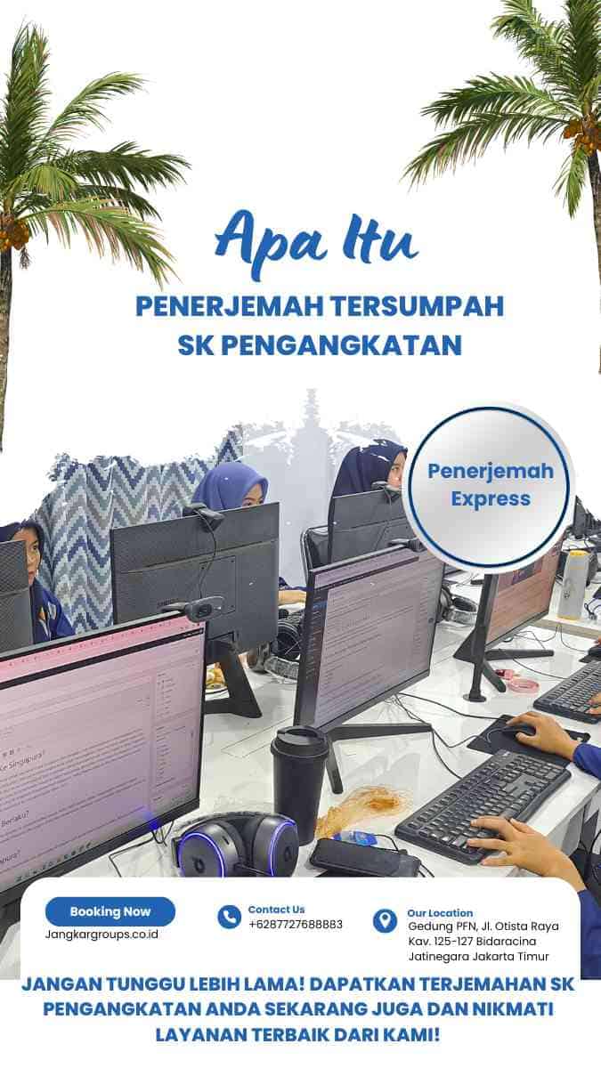 Apa itu Penerjemah Tersumpah SK Pengangkatan