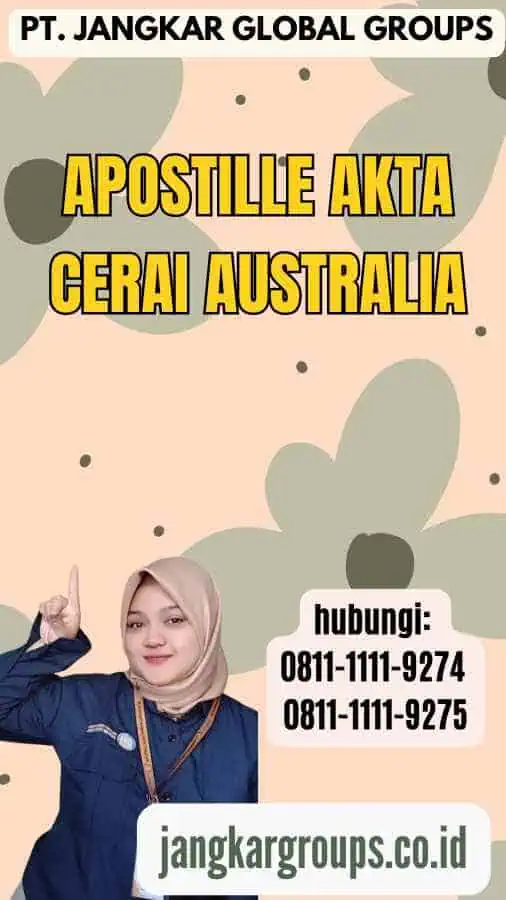 Apostille Akta Cerai Australia