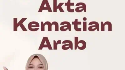 Apostille Akta Kematian Arab