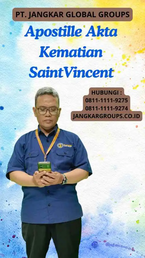 Apostille Akta Kematian SaintVincent