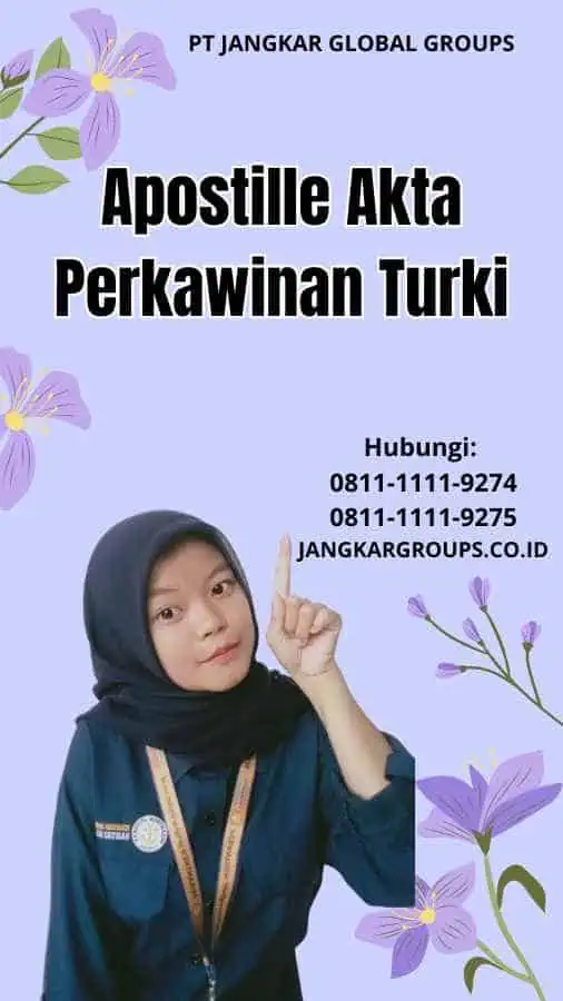 Apostille Akta Perkawinan Turki