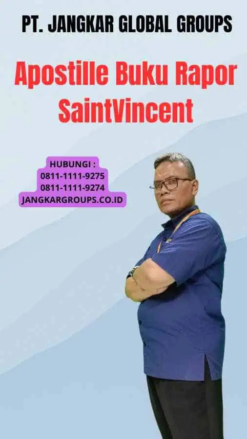 Apostille Buku Rapor SaintVincent