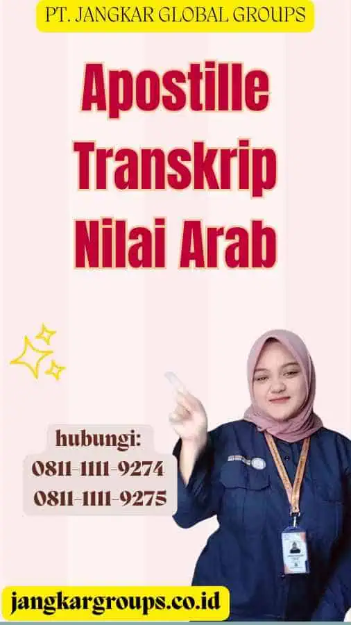 Apostille Transkrip Nilai Arab