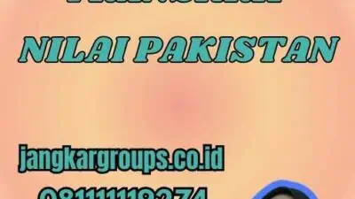 Apostille Transkrip Nilai Pakistan