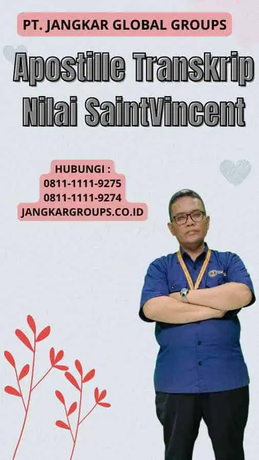 Apostille Transkrip Nilai SaintVincent