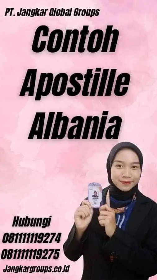 Contoh Apostille Albania