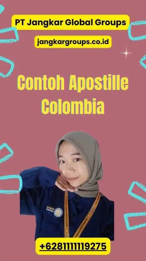 Contoh Apostille Colombia