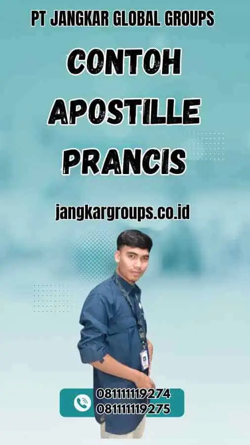 Contoh Apostille Prancis