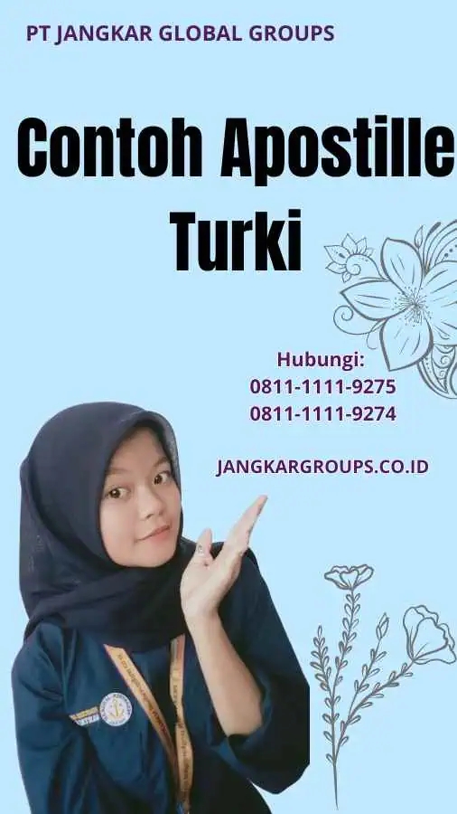 Contoh Apostille Turki