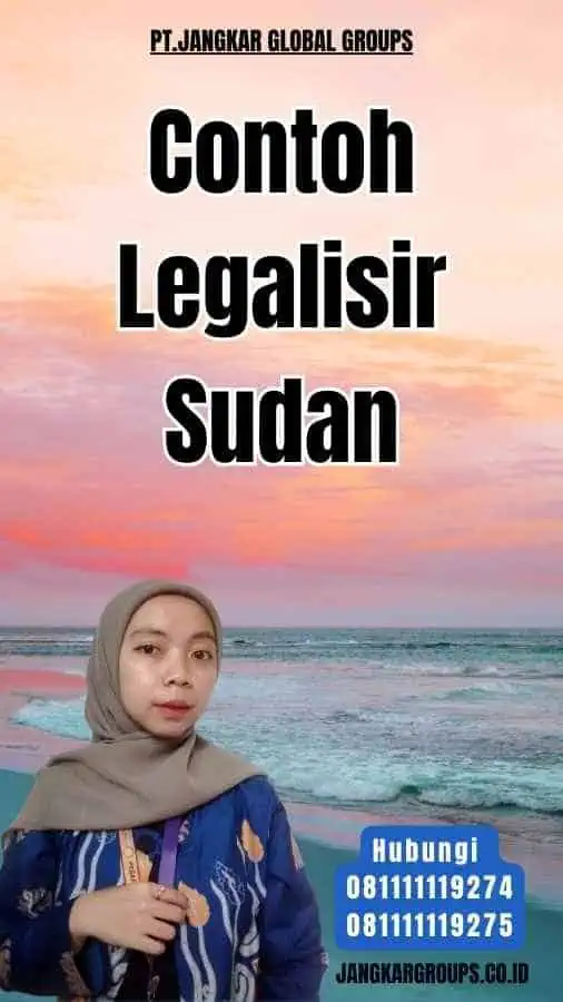 Contoh Legalisir Sudan