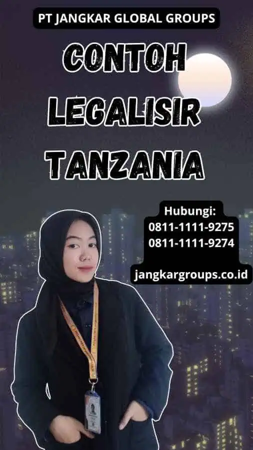 Contoh Legalisir Tanzania