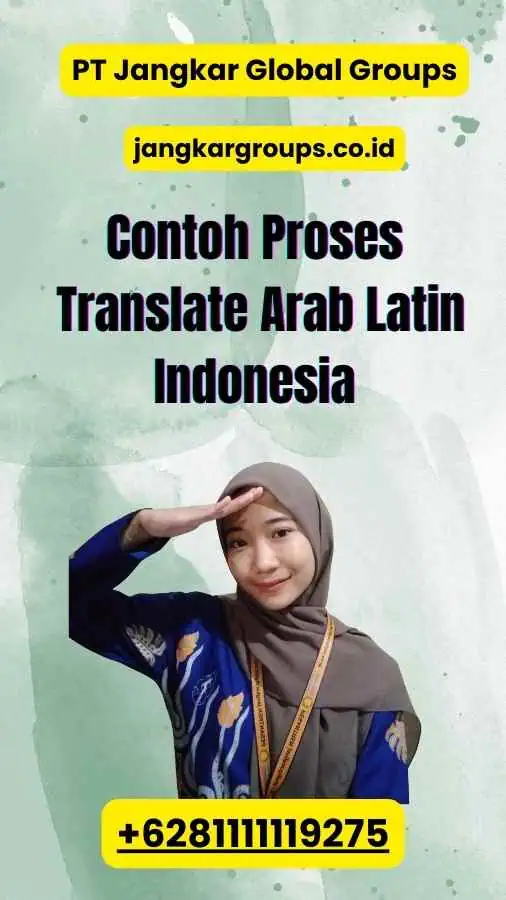 Contoh Proses Translate Arab Latin Indonesia