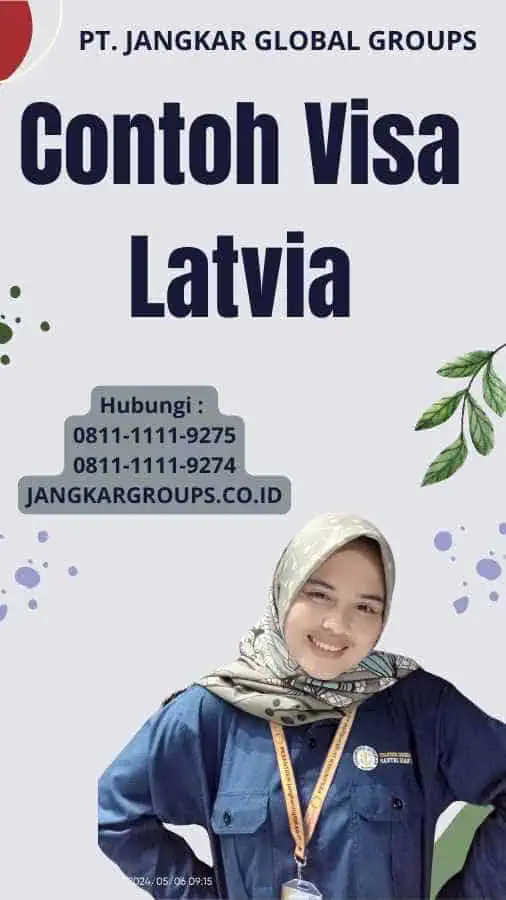 Contoh Visa Latvia