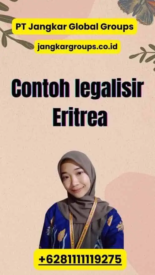 Contoh legalisir Eritrea