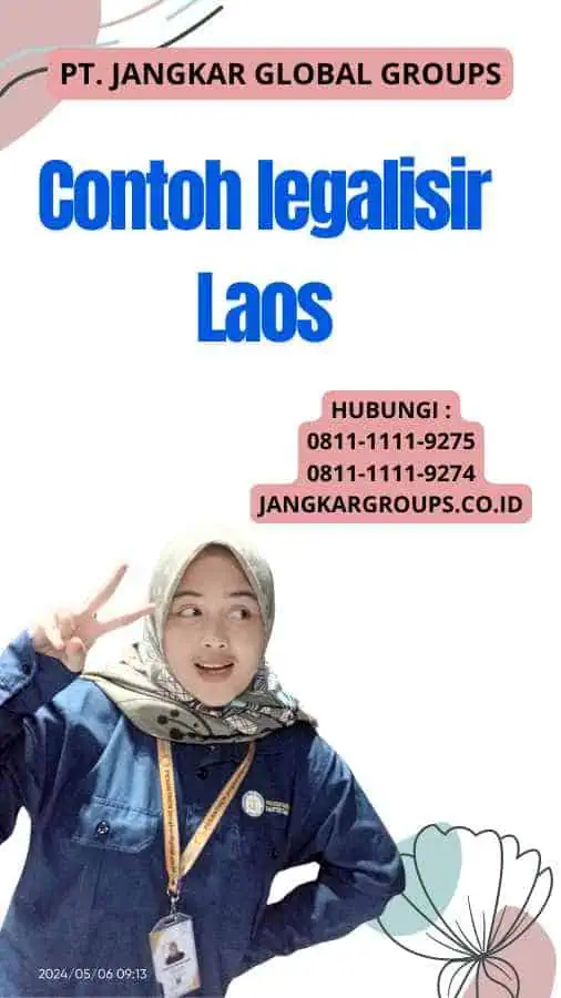 Contoh legalisir Laos