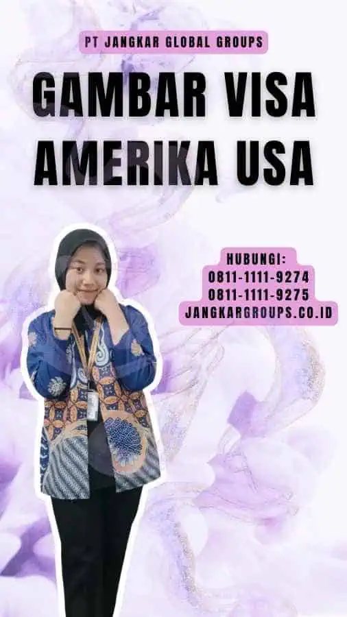 Gambar Visa Amerika USA