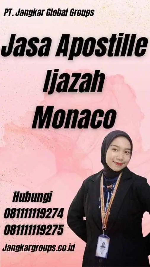 Jasa Apostille Ijazah Monaco