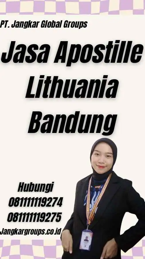 Jasa Apostille Lithuania Bandung