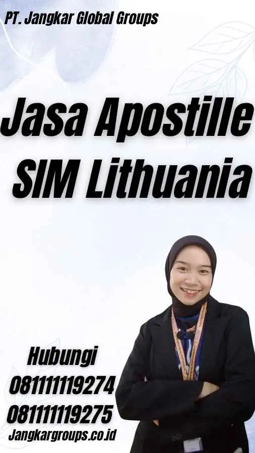 Jasa Apostille SIM Lithuania