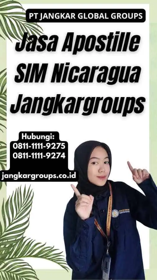 Jasa Apostille SIM Nicaragua Jangkargroups