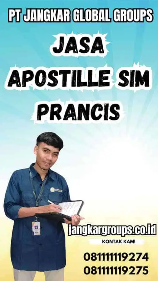 Jasa Apostille SIM Prancis