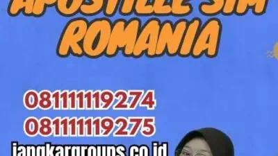 Jasa Apostille SIM Romania