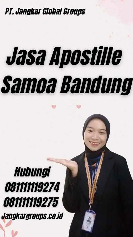 Jasa Apostille Samoa Bandung