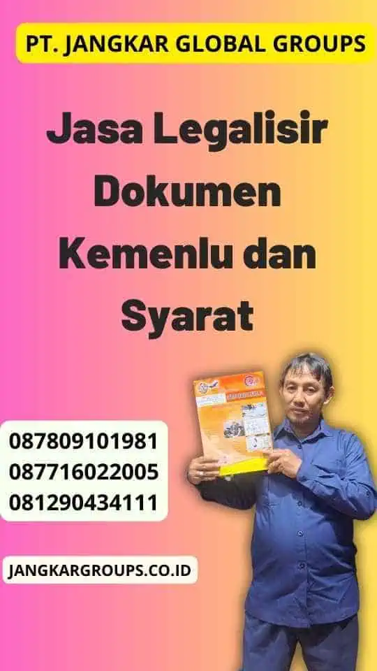 Jasa Legalisir Dokumen Kemenlu dan Syarat