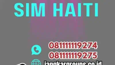 Jasa Legalisir SIM Haiti