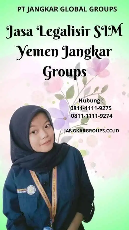 Jasa Legalisir SIM Yemen Jangkar Groups