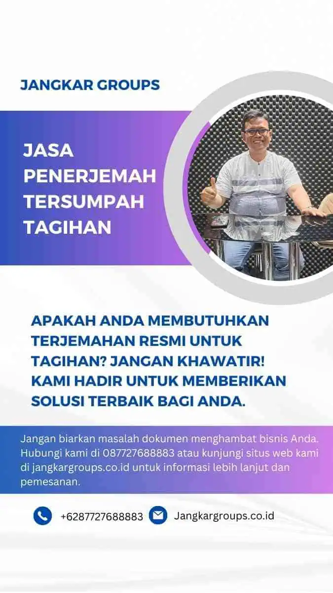 Jasa Penerjemah Tersumpah Tagihan Jangkar Groups