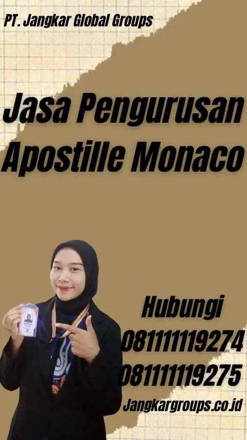 Jasa Pengurusan Apostille Monaco