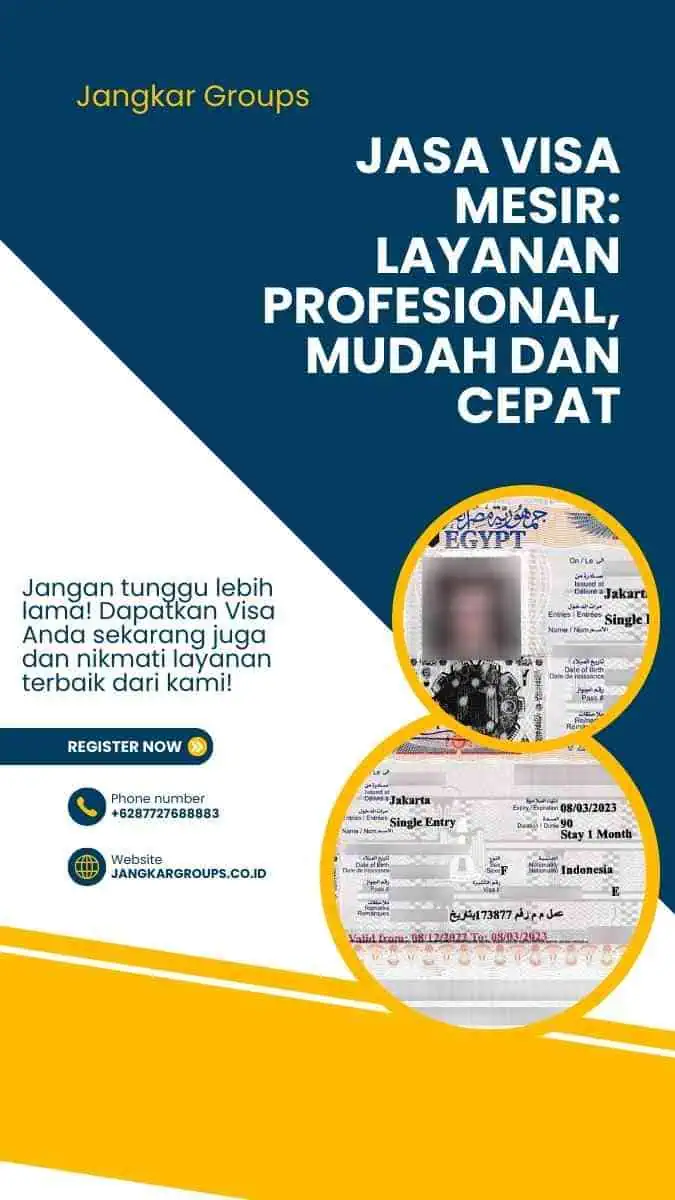 Jasa Visa Mesir: Layanan Profesional, Mudah dan Cepat