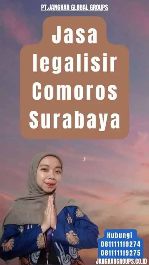 Jasa legalisir Comoros Surabaya