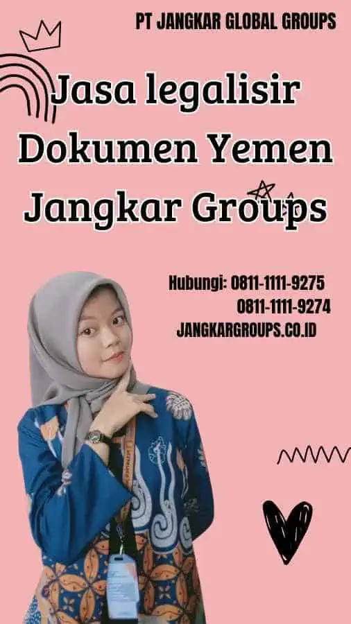 Jasa legalisir Dokumen Yemen Jangkar Groups