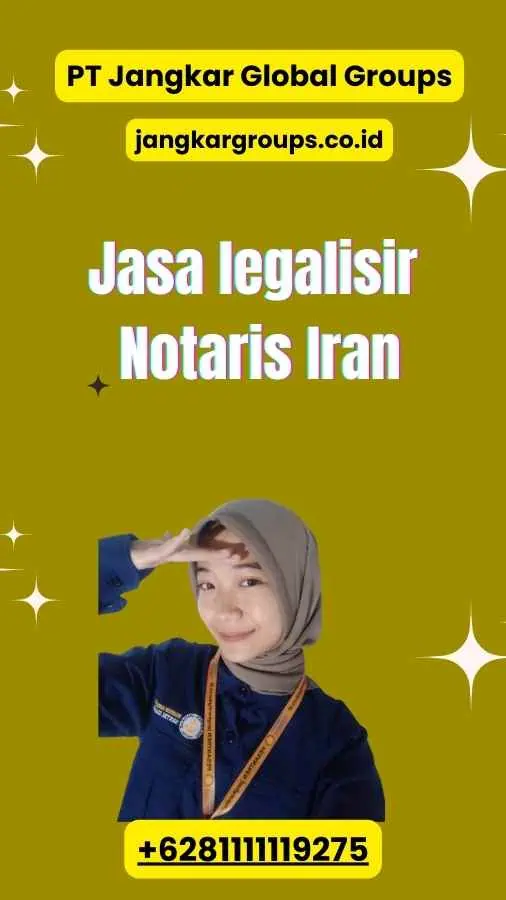 Jasa legalisir Notaris Iran