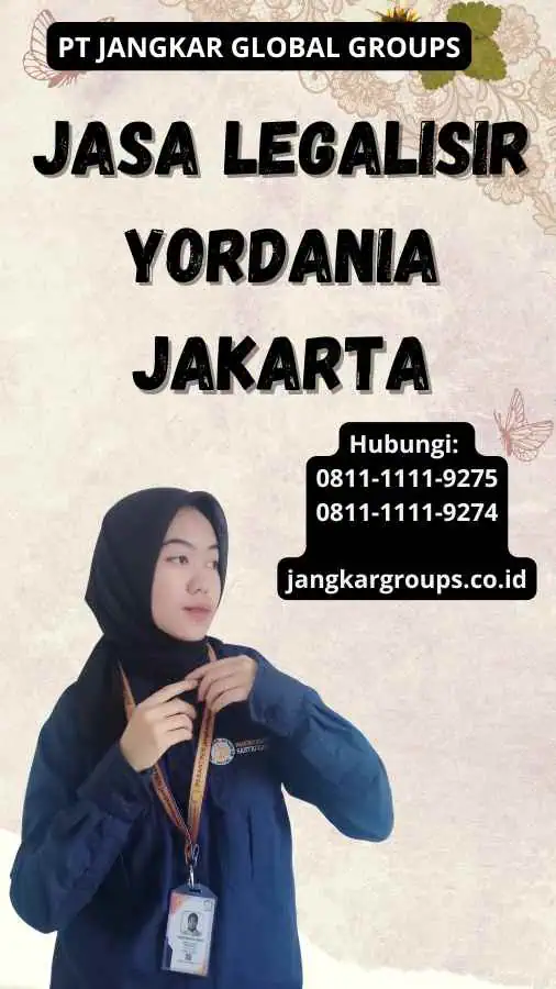 Jasa legalisir Yordania Jakarta