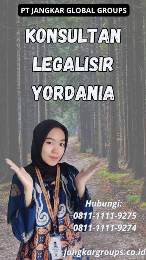 Konsultan legalisir Yordania