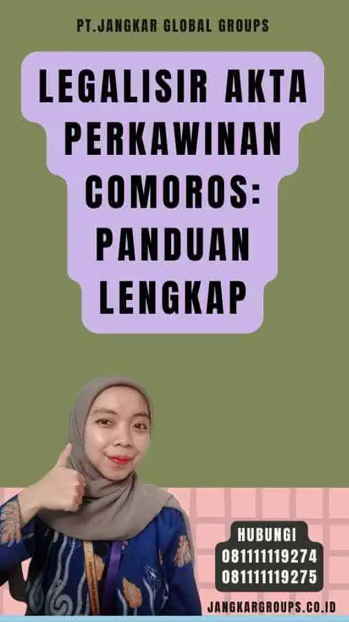 Legalisir Akta Perkawinan Comoros Panduan Lengkap