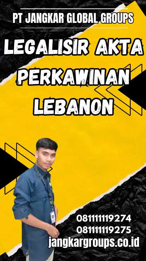 Legalisir Akta Perkawinan Lebanon