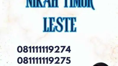 Legalisir Buku Nikah Timor Leste