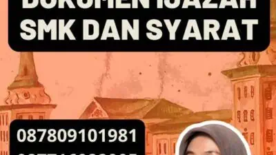 Legalisir Dokumen Ijazah SMK dan Syarat