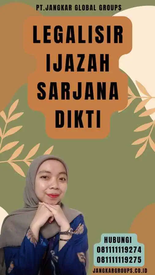 Legalisir Ijazah Sarjana Dikti