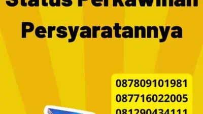 Legalisir Kemenag Status Perkawinan Persyaratannya