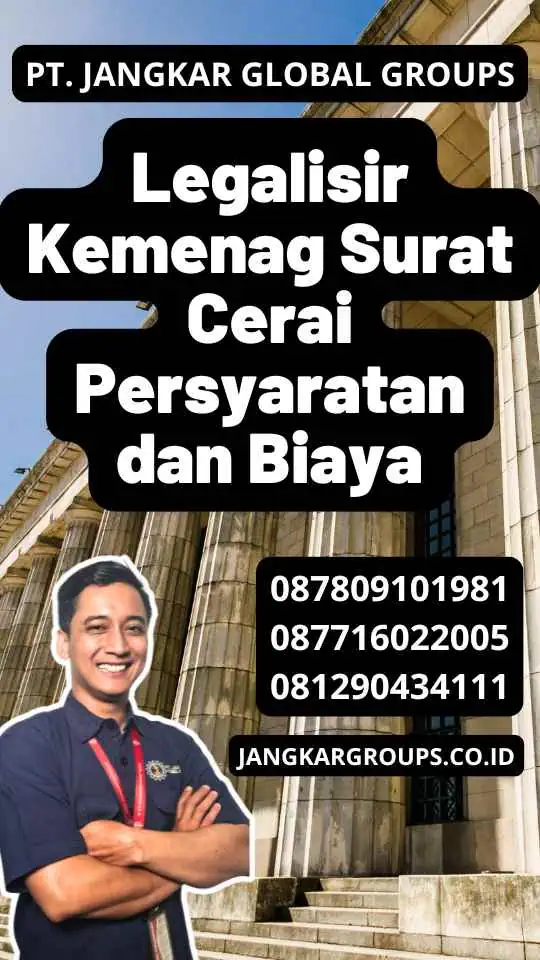 Legalisir Kemenag Surat Cerai Persyaratan dan Biaya