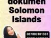 Legalisir dokumen Solomon Islands