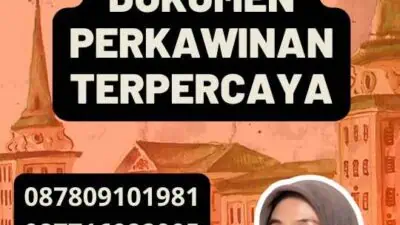 Legalisir dokumen perkawinan Terpercaya