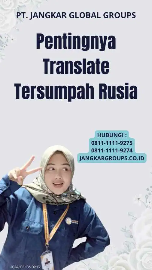 Pentingnya Translate Tersumpah Rusia