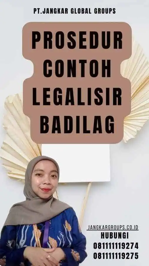 Prosedur Contoh Legalisir Badilag